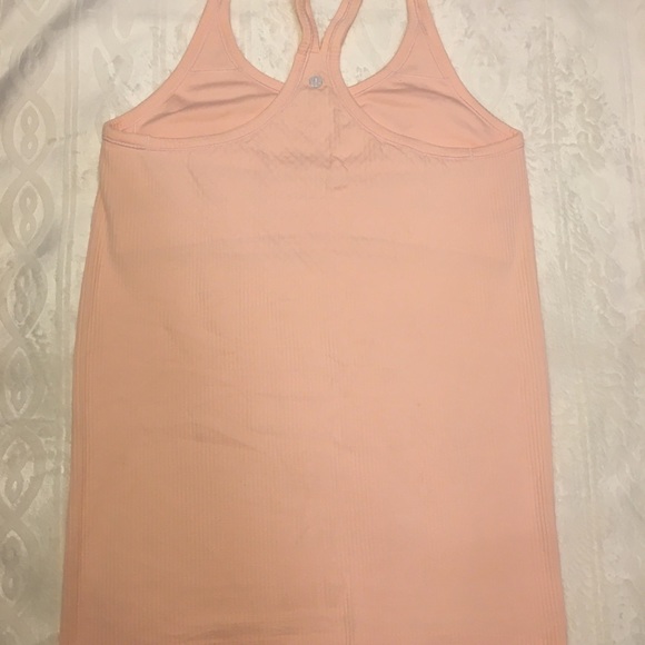 LuluLemon “Power Y Luon Tank” with Built-in Bra - Picture 3 of 3